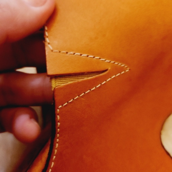 Ariat Wedge Platform Slip In Leather Sandals Size 9B - Picture 5 of 11